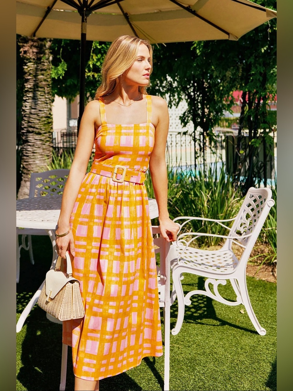 Sheridan French San Miguel Dress in Blossom Gingham